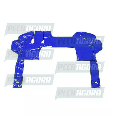 TAPETE VINIL VOLKSWAGEN CAMINHAO 93/99 CAMBIO CIMA SEM CAPO - AZUL (419676)