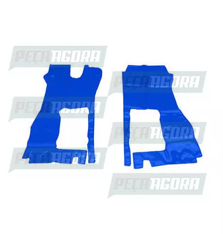 TAPETE VINIL VOLVO FM-10/FM-12 CABINE DUPLA COM CAPO - AZ (419625)