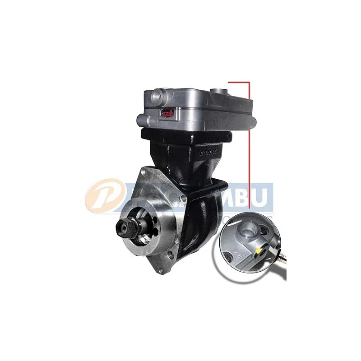 COMPRESSOR AR 352CC S/ENGRENAGEM MB 1938S/1944S(4X2/6X2) O400/O500R (4571302415-