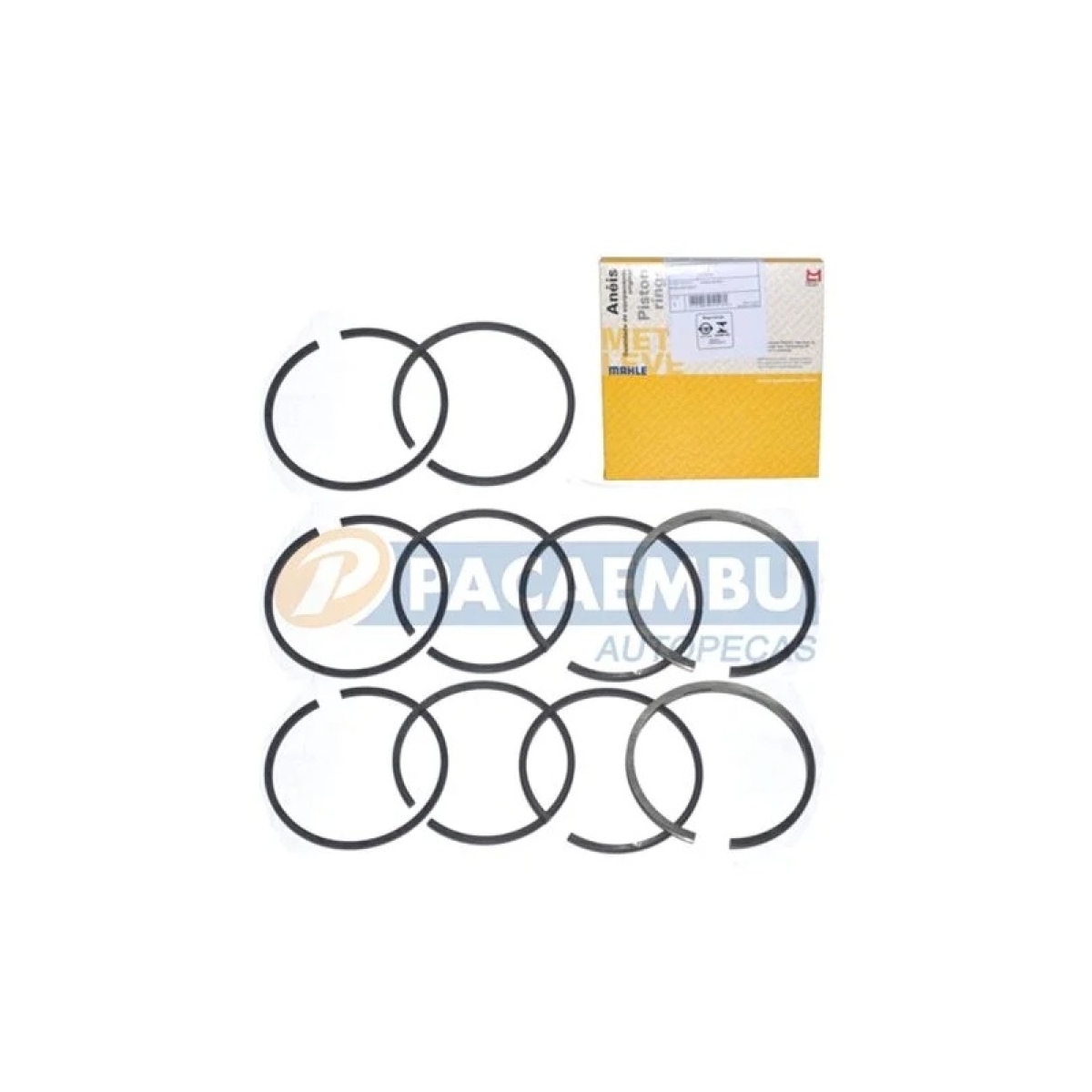 ANEL PISTAO DO MOTOR STD 97MM 5 CANALETAS MBB (DC6276 STD) OM314 OM352 OM352A L6