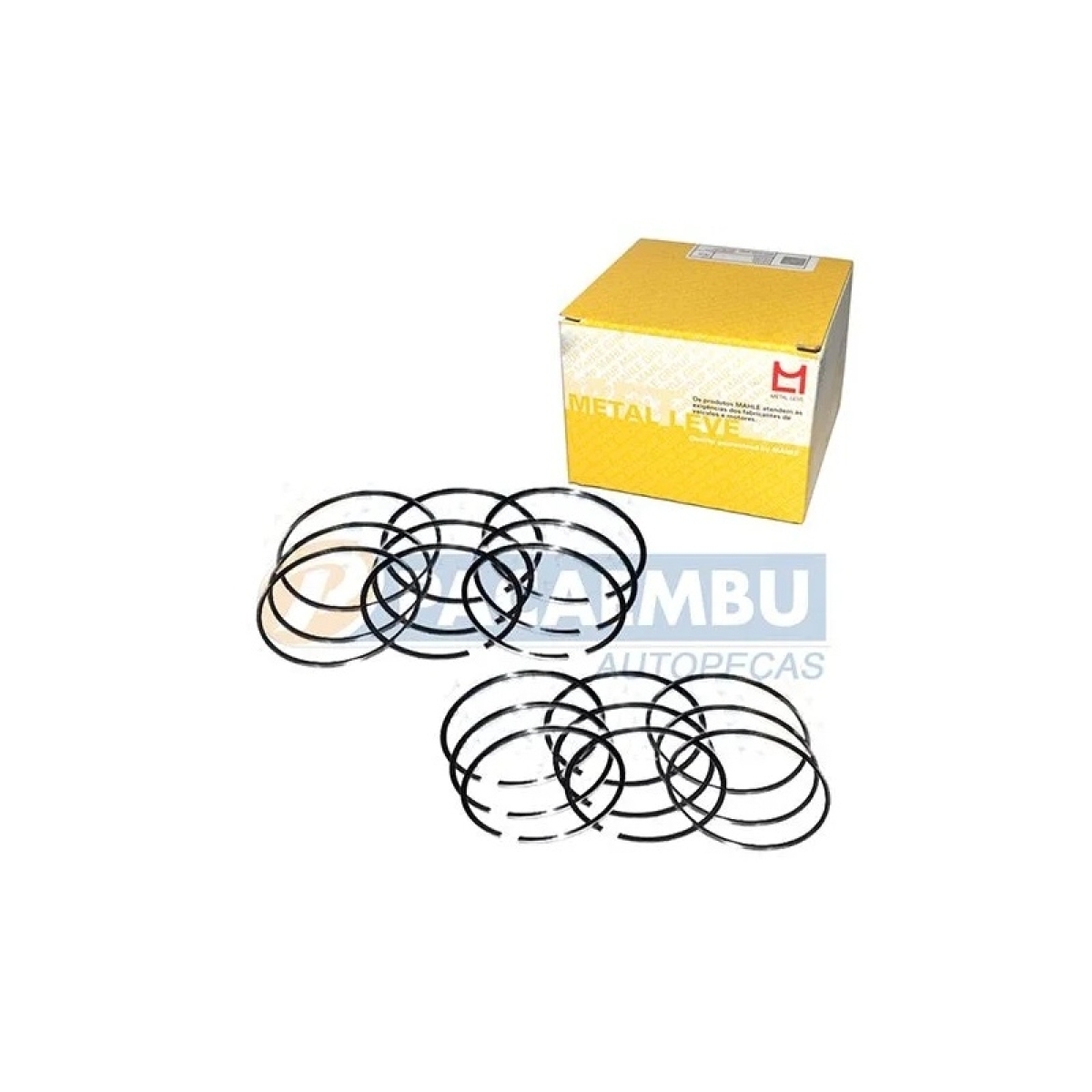 ANEL MOTOR 6 CILINDROS 0,50 MBB-MOTOR OM355/5/6 (4 CANALETAS ACO+MOLIBDENIO) (LC