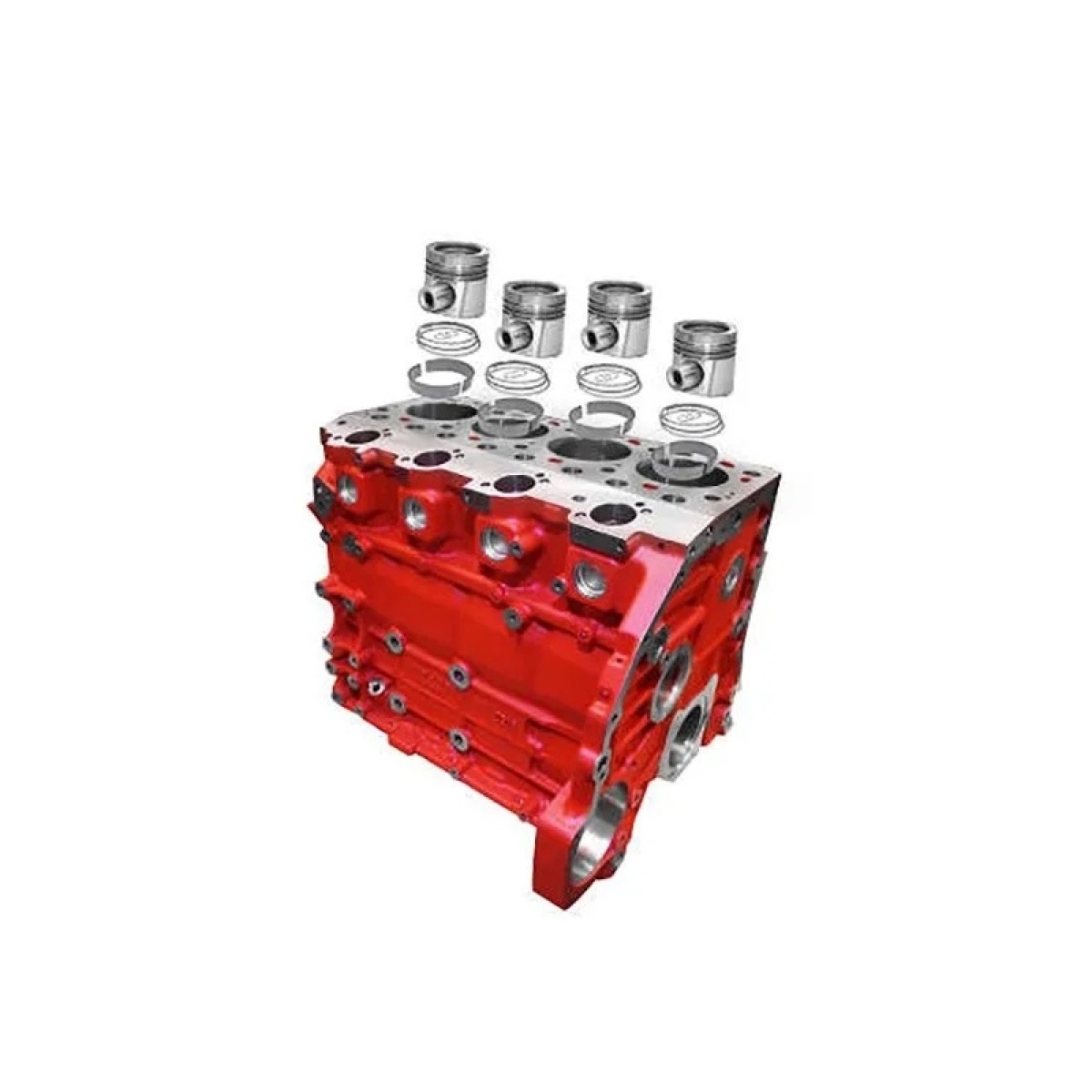 BLOCO MOTOR C/PISTAO+ANEL (DIAM 102MM) MBENZ C/MOTOR OM904LA - LO914/LO915/OF121