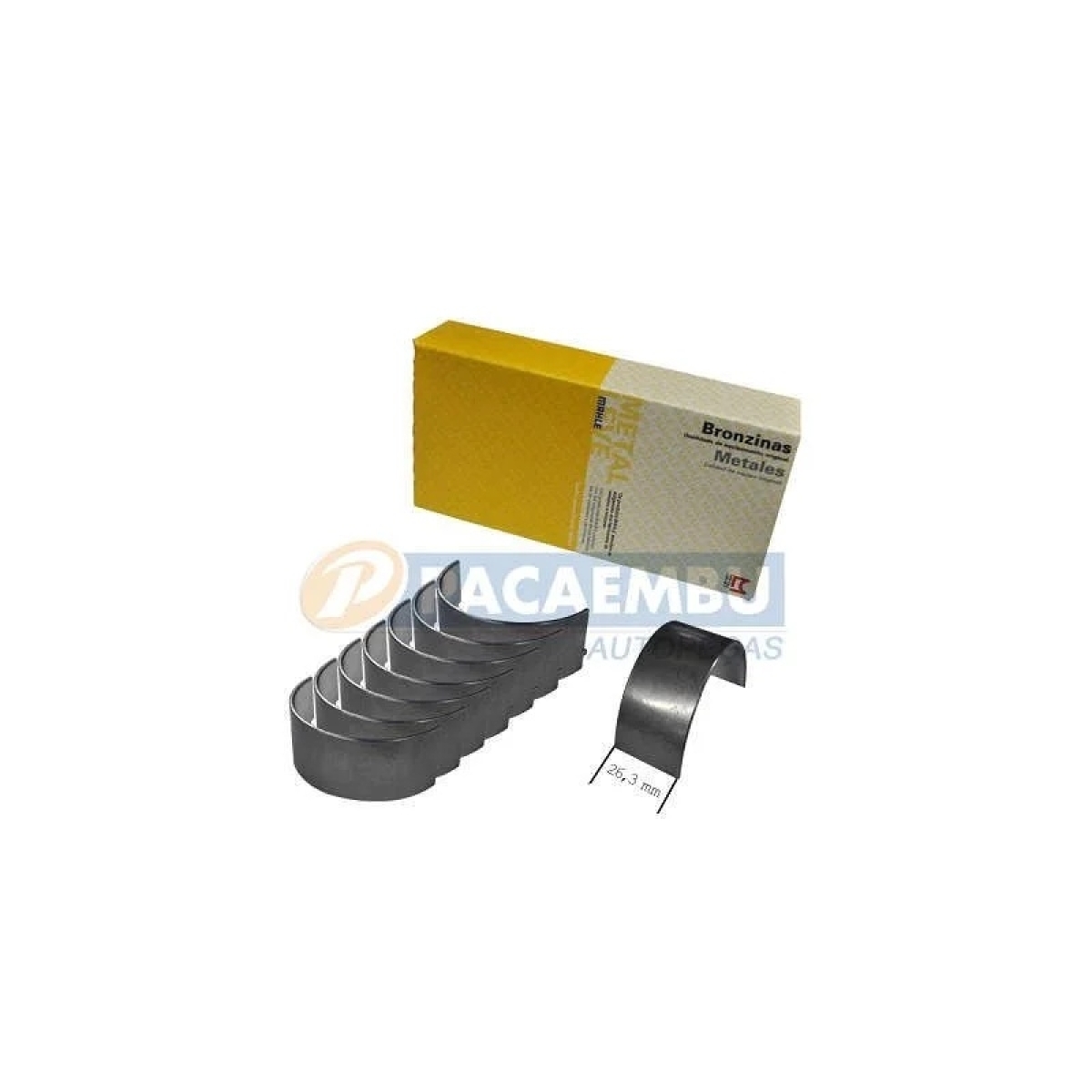 BRONZINA BIELA SPUTTER 0,25 OM904LA SUPERIOR 170CV ATE E-5/OM924LA (LARGURA 26 A