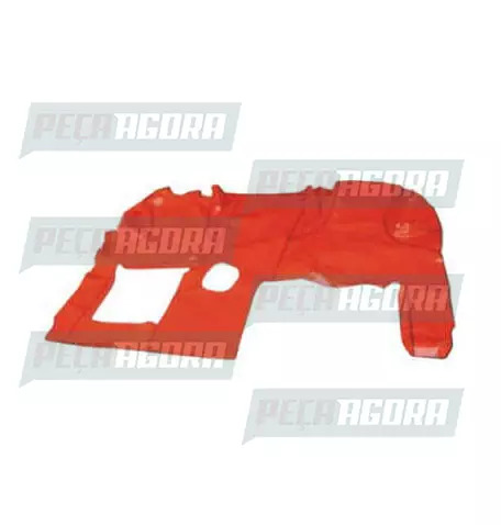 TAPETE VINIL MERCEDES-BENZ 1620 BICUDO 2000 COM COMPLEMENTO - VERMELHO (419924)