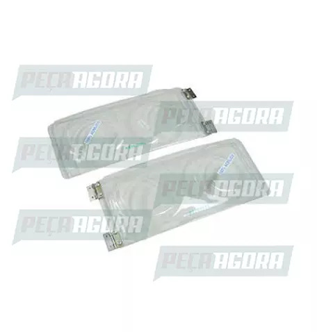 PAR PROTETOR ACRILICO MILHA VOLVO VM-23 COM DOBRADICA (303024)