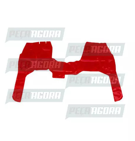 TAPETE VINIL MERCEDES-BENZ 1519 CABINE SIMPLES - VERMELHO (419944)