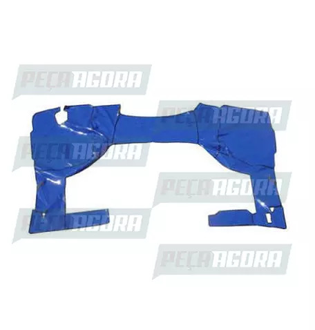 TAPETE DE VENIL  V.W CAM CONSTELLATION CAB . SIMPLES S/ CAPO AZUL (PUES346A)