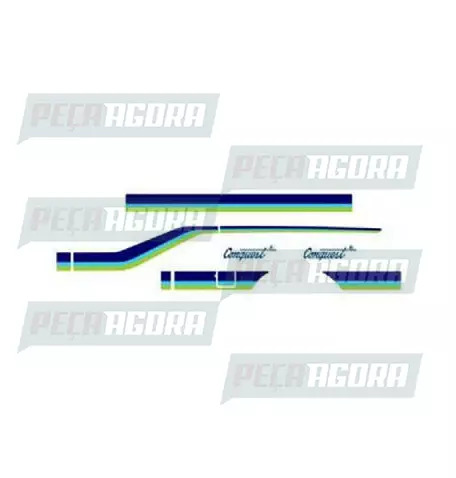 FAIXA LATERAL 1 LINHA D20 92 CONQUEST (417827)