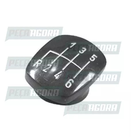 TAMPINHA BOLA CAMBIO PUNHO 06 MARCHAS PRETA RE BAIXO (213079)