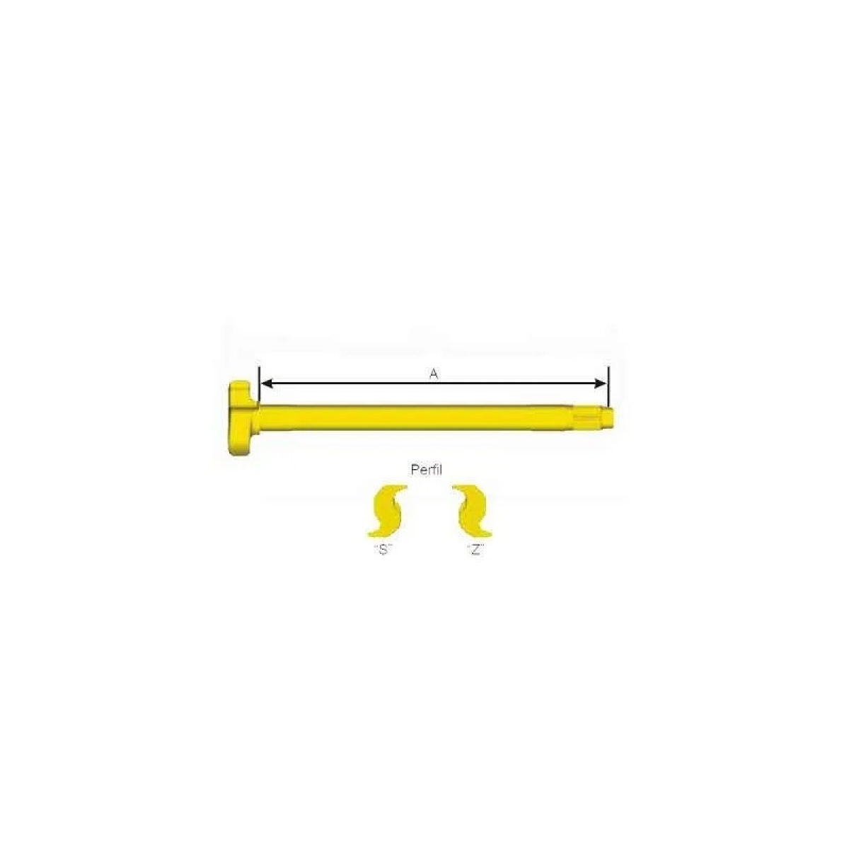 EIXO S TRASEIRO 28 ESTRIAS LE 393MM VW 13170E 13180E 13190E 15170E 15180E 15190E