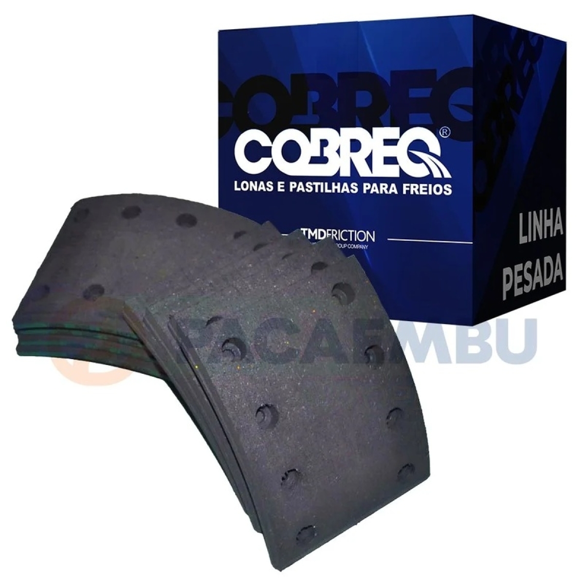 LONA FREIO DIANT/TRAS S/AMIANTO (142) 2X 1313/1314/1315/16/18/1414/1418 (MB183XX