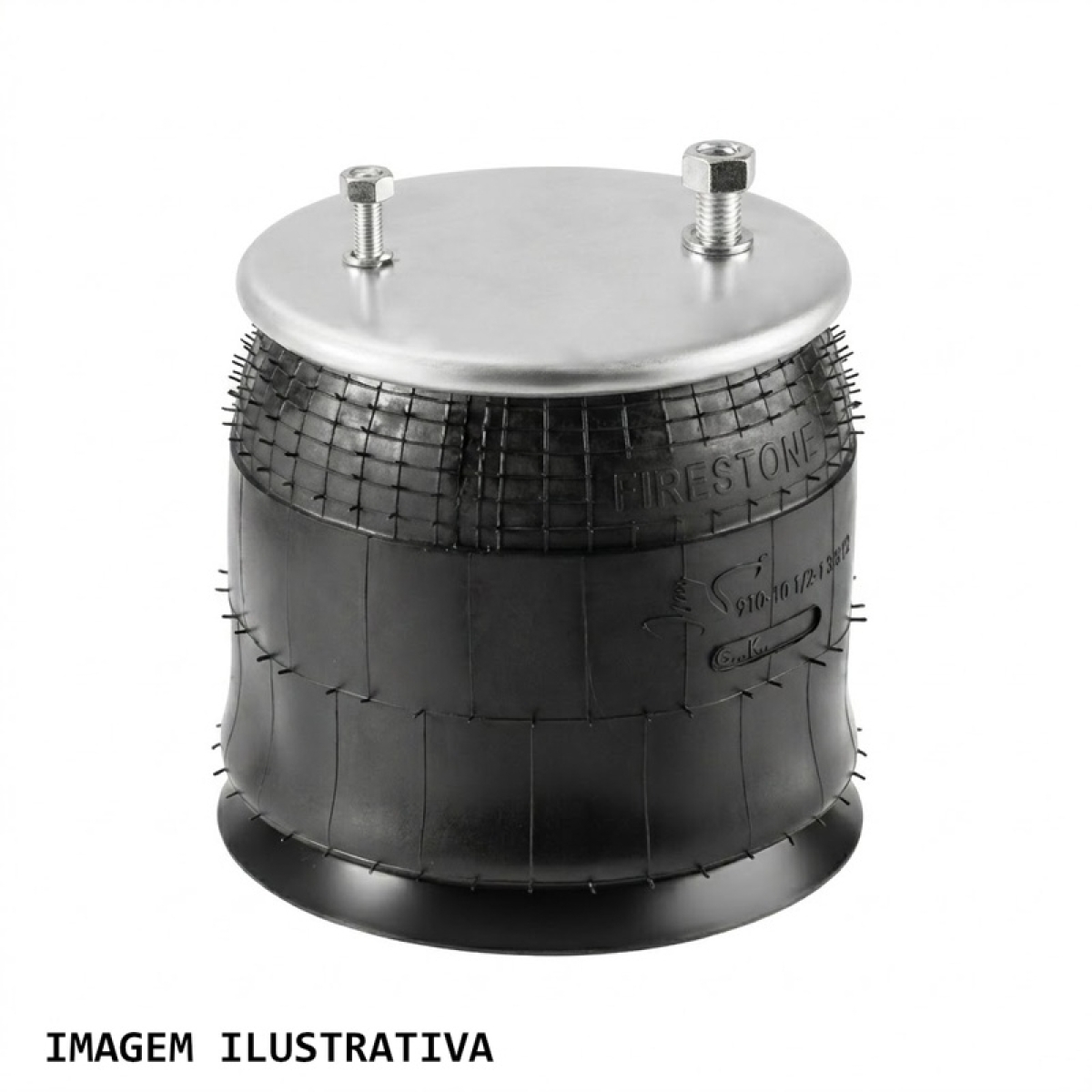 MOLA PNEUMATICA SUSPENSAO AR (1T15M6) CARRETA C/SUSPENSAO HBZ 3 EIXOS (800061919