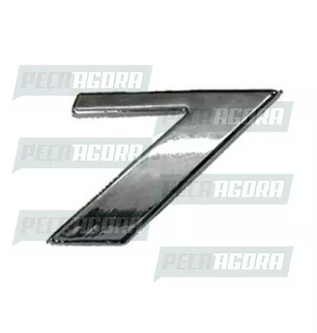 EMBLEMA CROMADO ADESIVO MERCEDES BENZ ATEGO/AXOR ''7'' (9438171814.)