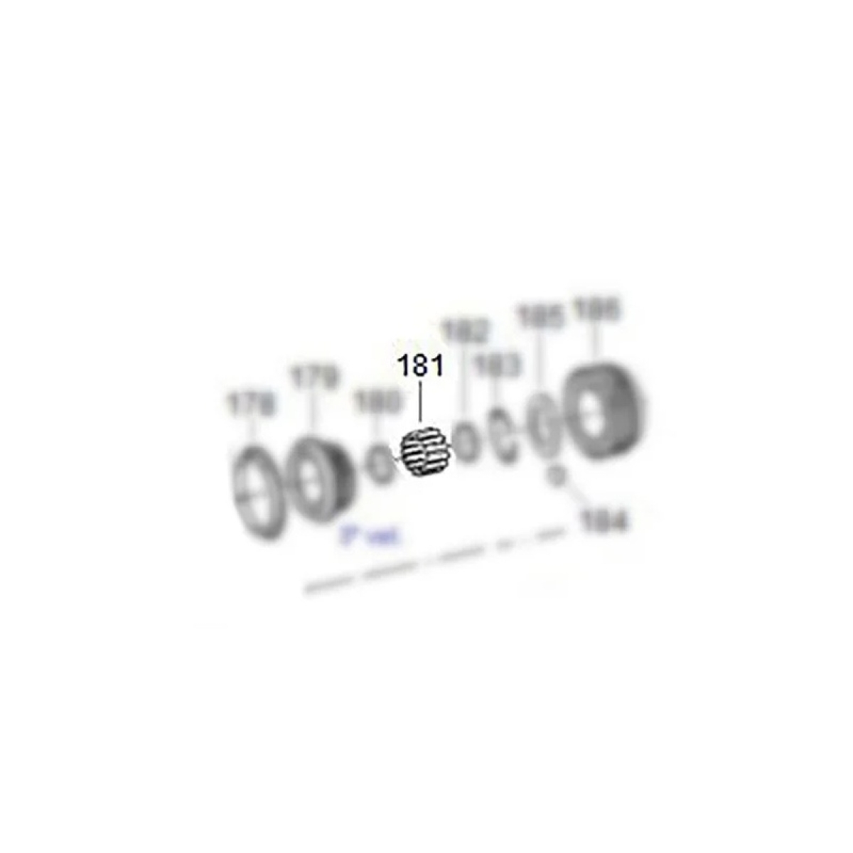 ANEL SINCRONIZADOR 3A. ANTIGO S/REBAIXO VW (FS4305C) (2RD311273B-3344328)