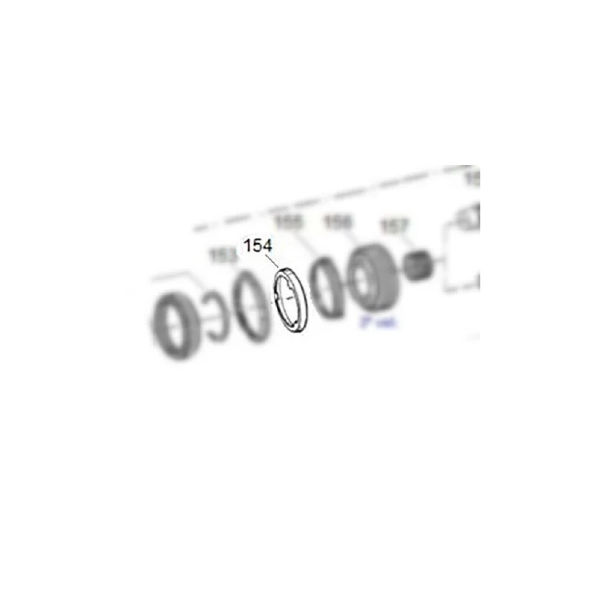 ANEL SINCRONIZADOR 1A E 2A INTERNO CL2615 FS2305 VW 5.140 DELIVERY F1000 D20 D40