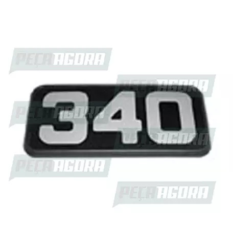 EMBLEMA ACRILICO FRONTAL ORIGINAL VOLVO''340'' (101078)
