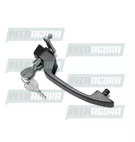 MACANETA EXTERNA MERCEDES BENZ ANTIGO CROMADA COM CHAVE - ORI (3447660101.)