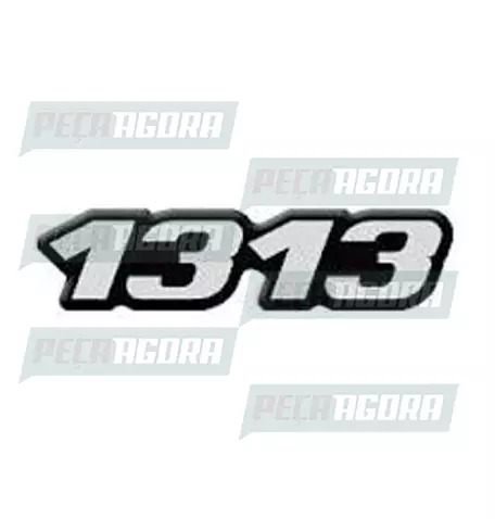 PAR EMBLEMA RESINADO ESPECIAL MERCEDES BENZ''1313'' (101038)