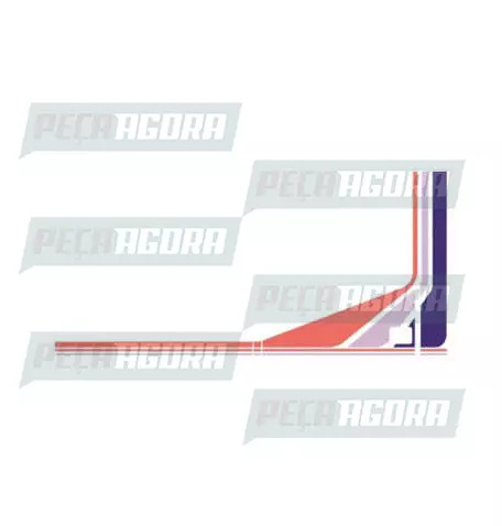 FAIXA LATERAL 3 ANOS MERCEDES BENZ 96 LILAS (418850)