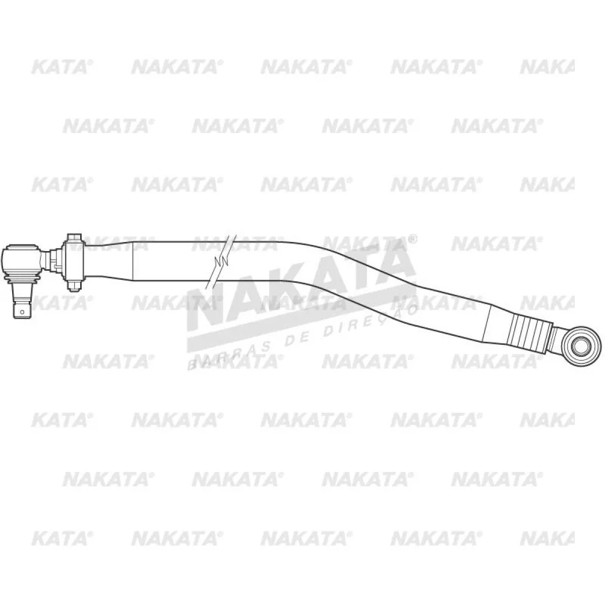 BARRA DIRECAO 1272MM SCANIA ONIBUS K124 4X2/6X2 (1479120-N6616)
