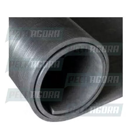 PARABARRO BORRACHA PURA PRETO 2,50X90 LAMEIRAO (009153)