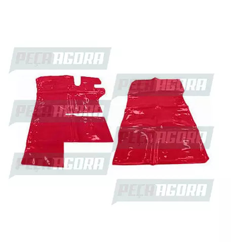 TAPETE VINIL PARA SCANIA T-113 SEM B/C - VERMELHO (419725)