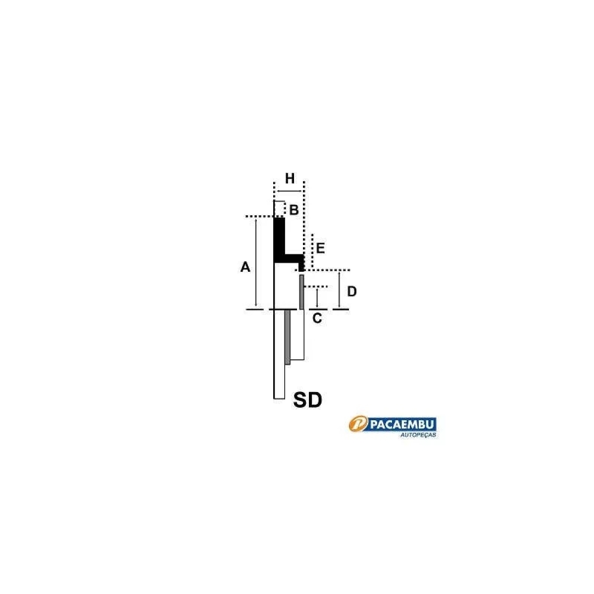 DISCO FREIO DIANT SOLIDO 812/912/809/OF809 (88/...) (USAR DISCO 7000)(P/CUBO 511