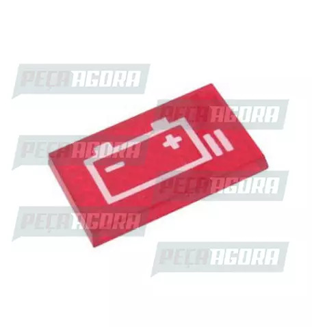 LENTE PAINEL ANTIGO INDICADOR CARGA VERMELHA (248016)