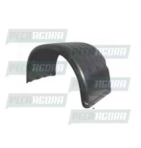 PARALAMA INTERICO PARA SCANIA 114/124 PRETO PLASTICO TRACAO ESPECIAL (418047)