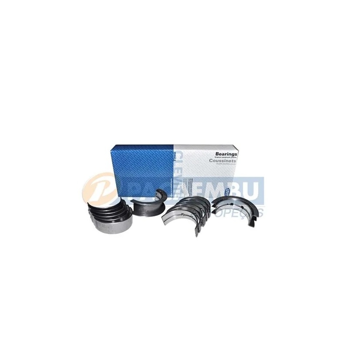 JOGO BRONZINA MANCAL STD MOTOR CUMMINS 6CIL SERIE ISBE (COM 2 CASQUI... (5332200