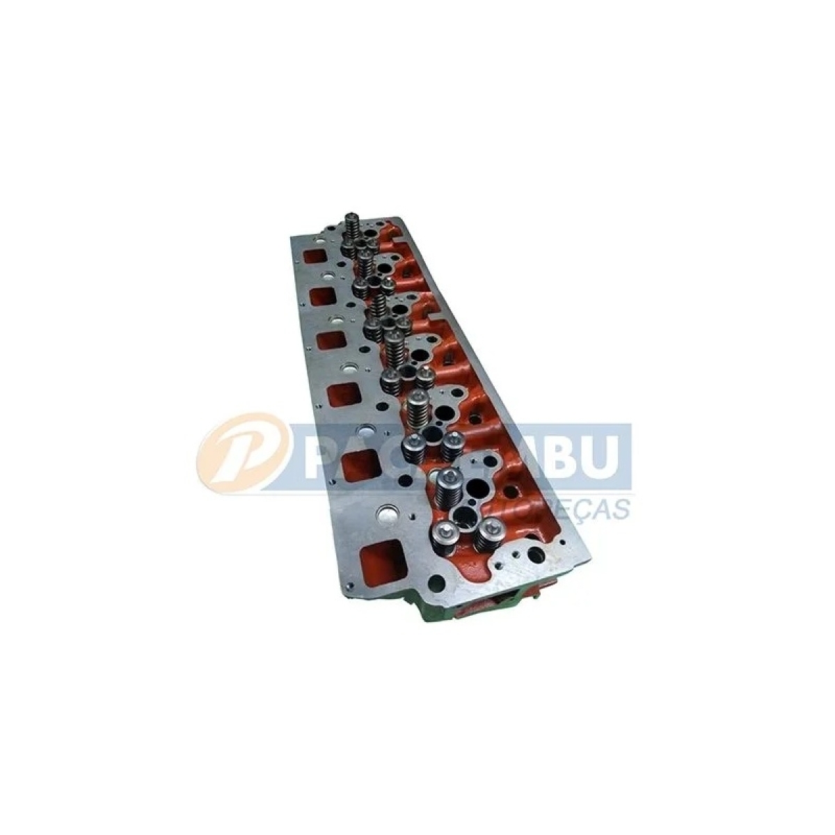 CABECOTE MOTOR 6 CIL MONTADO 36 GRAUS MB OM906/926 (MONTADO C/VALV+GUIA+SEDE - S