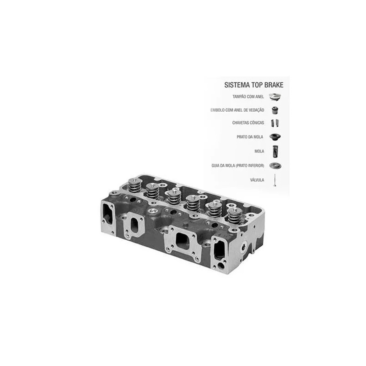 CABECOTE MOTOR CPL 20 ANG VALV ADM 112HW/113 (1337361-0400020MG)
