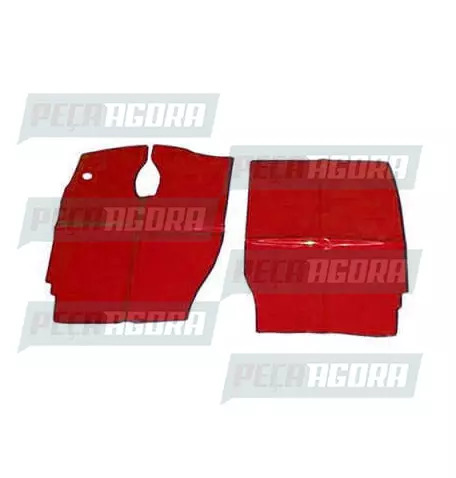 TAPETE VINIL PARA IVECO EUROTECH COM CAPO - VERMELHO (419519)