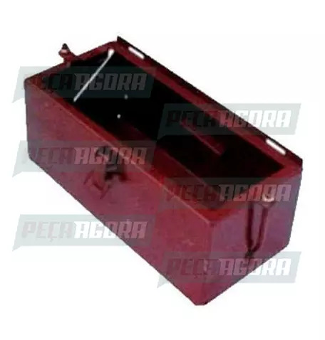 CAIXA DE BATERIA MERCEDES BENZ 1113 SEM TAMPA COM FUNDO (3445400018/3445400040)