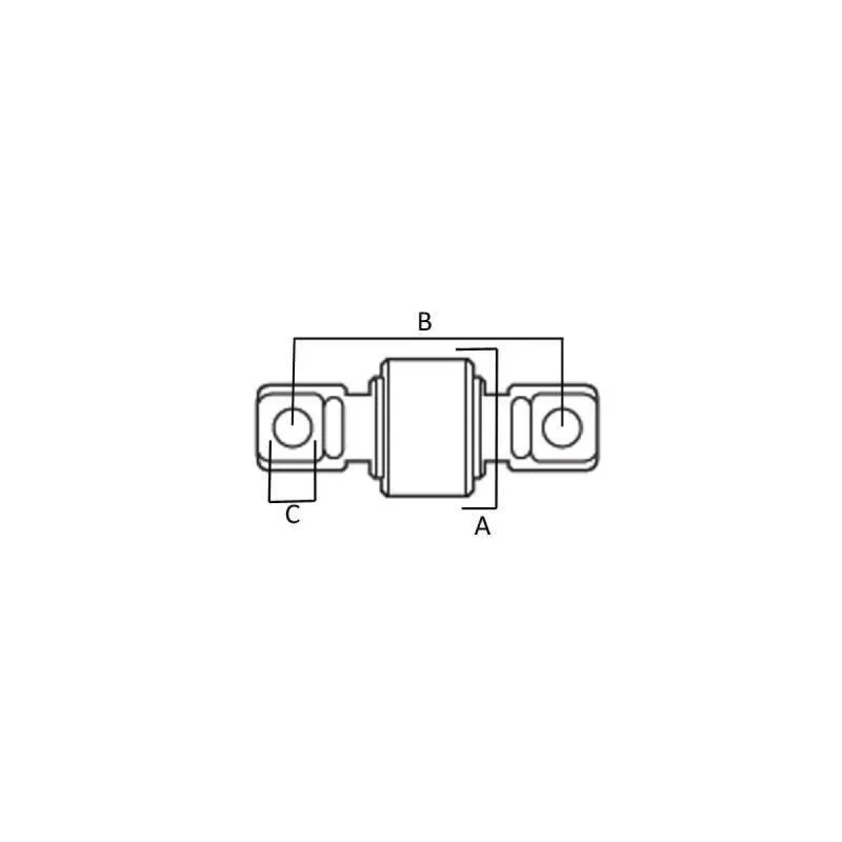 BUCHA BARRA ESTABILIZADORA VOLVO ONIBUS B7/B10M/B10R/B12/B58 (1190030-R692)