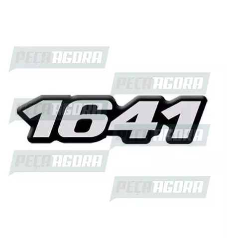 PAR EMBLEMA RESINADO ESPECIAL MERCEDES BENZ''1641'' (101237)