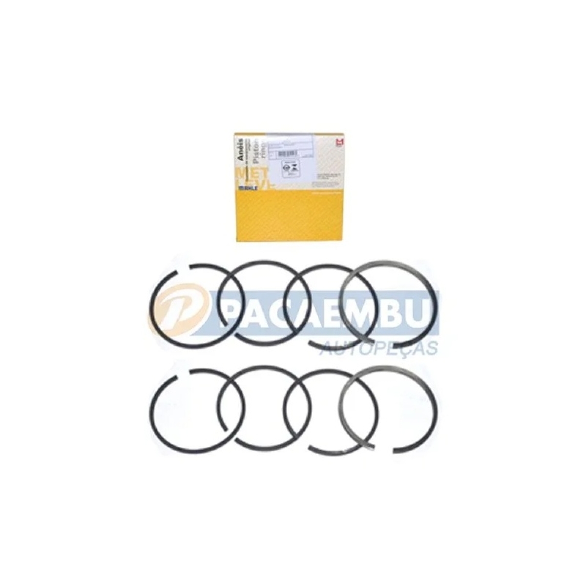 ANEL MOTOR 2 CILINDROS STD OM.314/352 (4 CANALETAS) (AC6580STD)