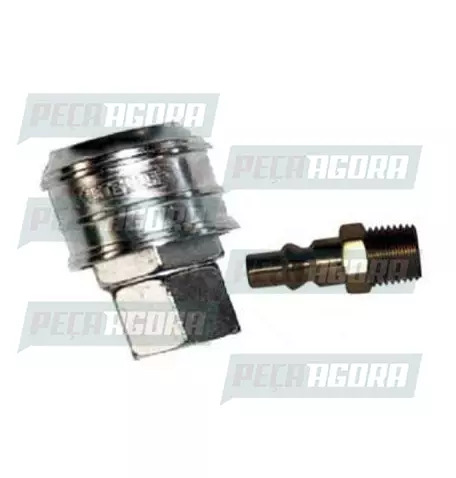 ENGATE RAPIDO P/ENCHER PNEU MS17-02 COM PINO 1/4 LATAO (102001)
