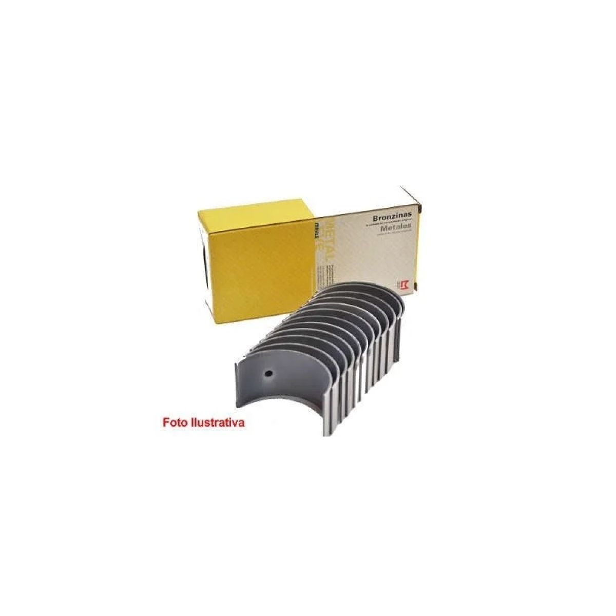 BRONZINA BIELA 0,50 MOTOR NEF M67 6CIL-AGRICOLA/ESTACIONARIO/MARITIMO (BB537J050