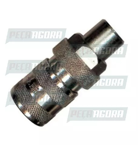 ENGATE RAPIDO LUBEFER ROSCA 1/2 M16 COM TRAVA SEM PINO (102018)