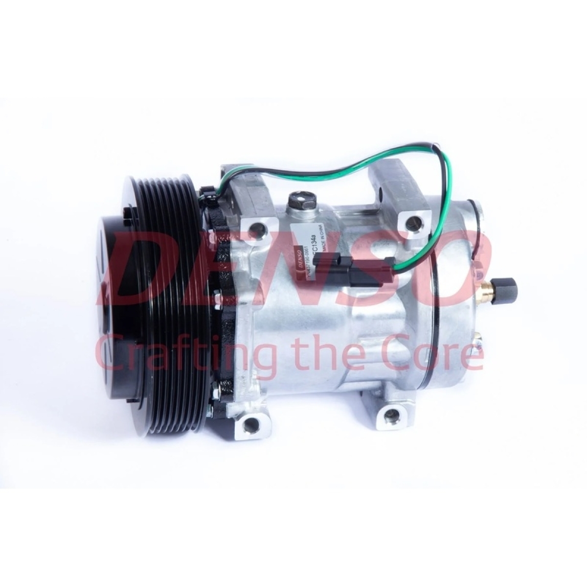 COMPRESSOR AR CONDIC 7H15 24V CATERPILLAR 938H/924H C/EMBR MAGNETICA - POLIA 8PK