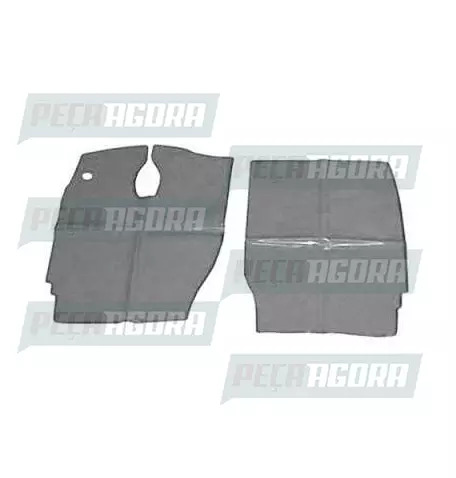 TAPETE VINIL PARA IVECO EUROTECH COM CAPO - CINZA (419568)