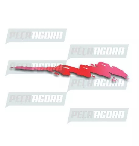 FAIXA LATERAL 1 LINHA ACQUATIC - VERMELHO (418142)