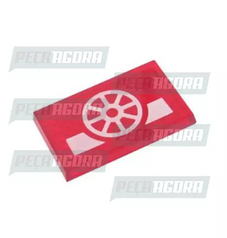 LENTE PAINEL ANTIGO FREIO MAO VERMELHA (248017)