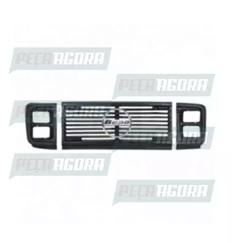 GRADE MERCEDES BENZ 1114 CARA PRETA KIT COMPLETO COM ADAP.FAROL BEPO M-124 (2793