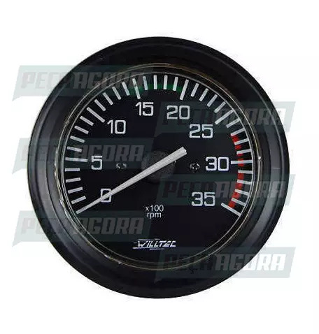 RELOGIO VOLKSWAGEN TACOMETRO 864HTZ 3500RPM 24V 80MM (TAR919253)