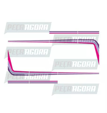 FAIXA LATERAL 1 LINHA PARA SCANIA 113 / 94 - ROXO (418387)