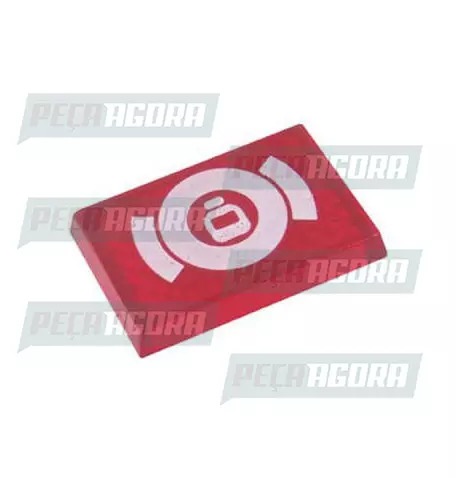 LENTE PAINEL NOVO FREIO HIDRAULICO VERMELHA (248052)