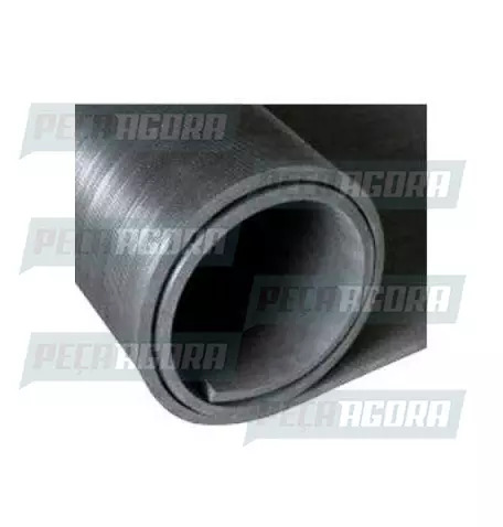 PARABARRO BORRACHA PURA PRETO 1,80X60 LAMEIRAO  (009063)