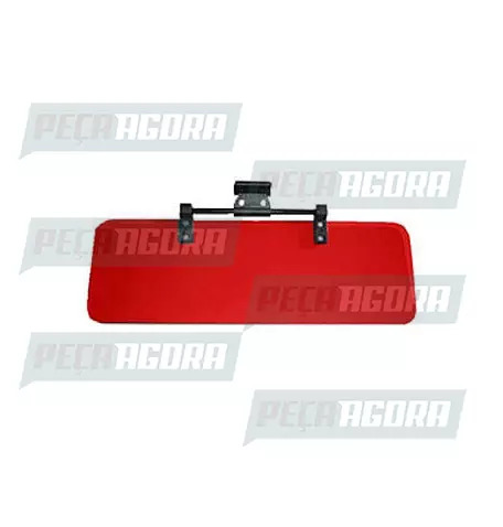 QUEBRA SOL ACRILICO INTERNO UNIVERSAL CONSOLE VERMELHO (417258)